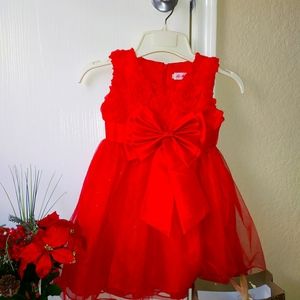 Little Girl's Holiday/Formal Red Dress